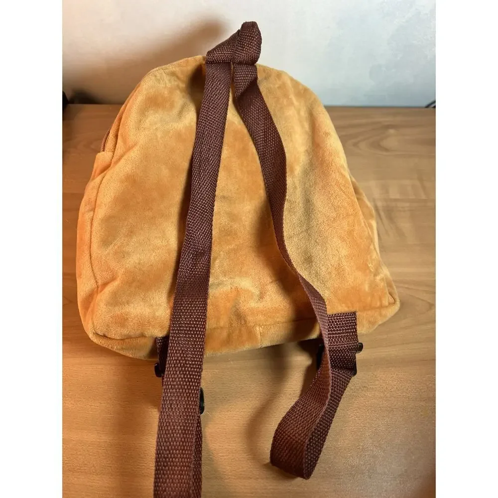 Kids Toddlers Canada Vancouver Moose Plush Small Backpack Tan 10x10”
